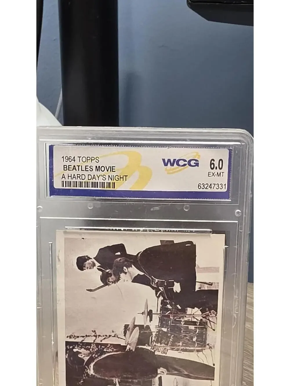 1964 Topps Beatles Movie A Hard Day's Night WCG 6.0 EX-MT Graded Card - Picture 2 of 4
